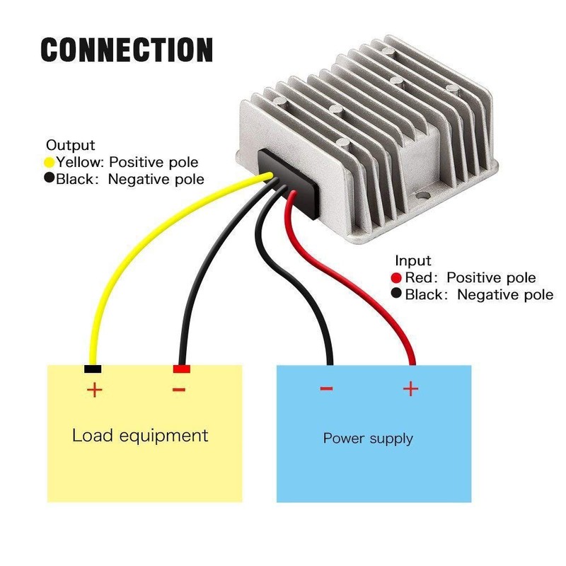 dkplnt 10A 240W 12V to 24V Converter Step Up Voltage
