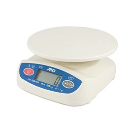 A&D Dustproof Waterproof Digital Scale UH-3000WP [Capacity Capacity: 3,000 g; Minimum Display: 0.04 oz (1 g), Plate Dimensions: φ5.9 inches (150 mm) Untested»