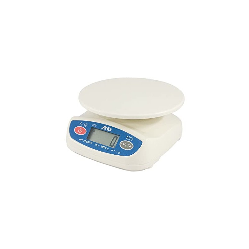 A&D Dustproof Waterproof Digital Scale UH-3000WP [Capacity Capacity: 3,000 g;