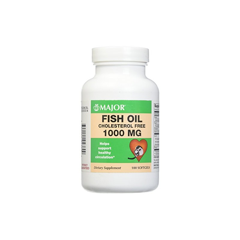 Major Omega-3 Fish Oil - Fish Oil Supplement 1000mg -