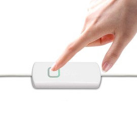 T907 White Dimmer Switch for 12V Led Strip Lights Adjust Brightness Led Controller with Memory Function Smart Led Dimmer 1 Pack