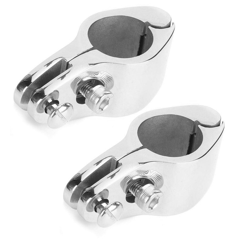 Akozon Rail Mount Hinge, 2Pcs Top Jaw Slide Marine 316