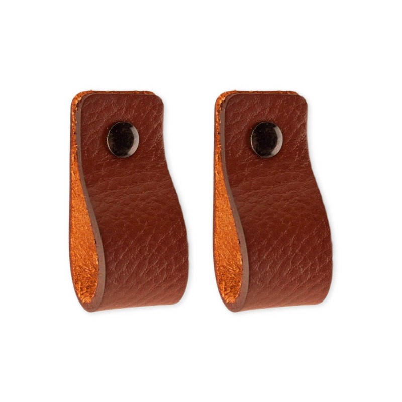 Brute Strength - Leather Handles for Furniture - Cognac -