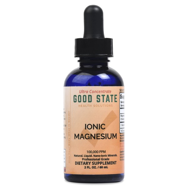 Good State Liquid Ionic Magnesium Ultra Concentrate (10 drops per 50 mg - 100 servings per bottle)