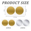 FFDHWU 100 Round Scratch-Off Stickers, Creative Stickers, Card Making Materials,