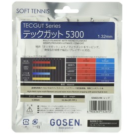 Gosen Soft Tennis String TECGUT 5300 SS603 Red