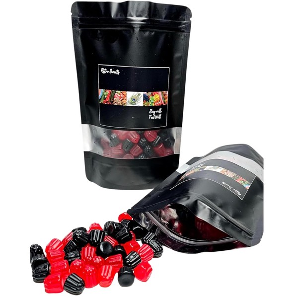 SKVDNTRADE8 Blackberry and Raspberry Gummy Sweets Fun With Our 500g