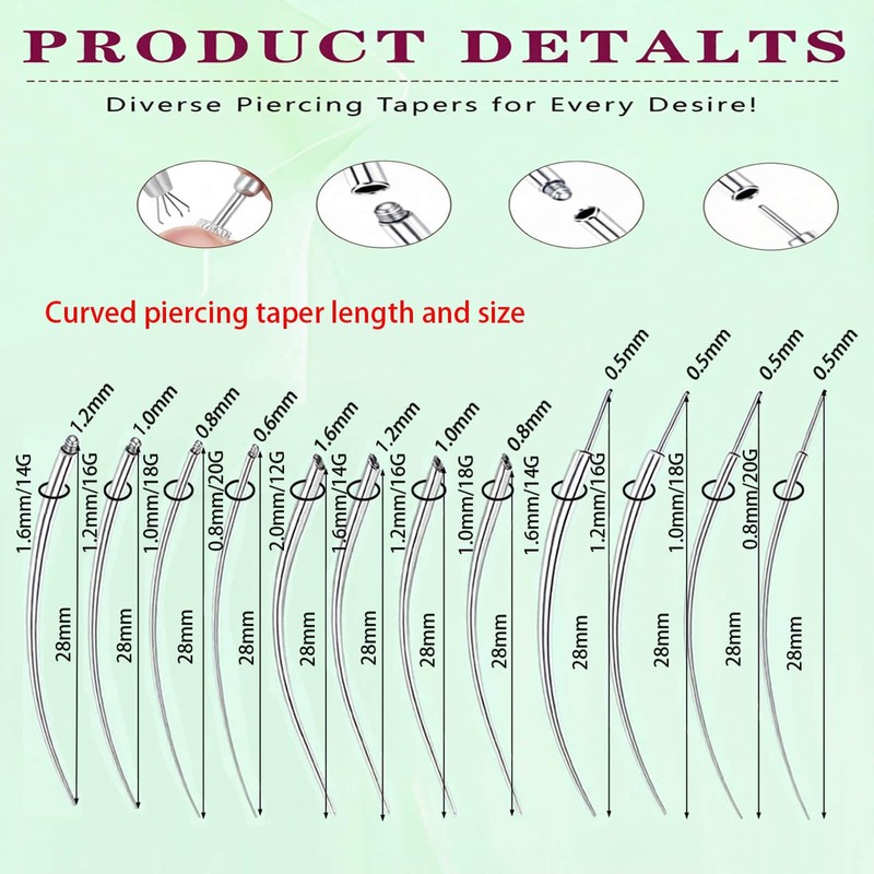 Uni-J Piercing Taper Ball Grabber Tool for Changing Jewelry -