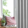 XWZO Opaque Blackout Curtains with Eyelets, 2 Pieces, Curtains with