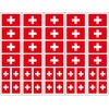 40 Tattoos: Switzerland Flag, Swiss Party Favors