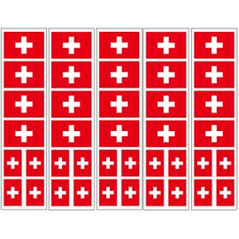 40 Tattoos: Switzerland Flag, Swiss Party Favors