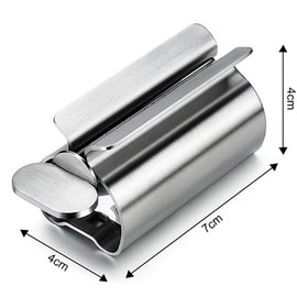 ANKKY Tube Squeezer, Tube Squeezer, Pack of 2, Stainless Steel Toothpaste Dispenser for Toothpaste, Hair Colour, Cosmetics