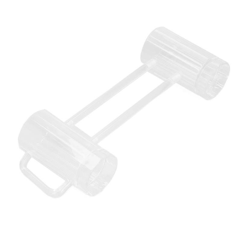 Beer Mug Acrylic Double Conjoined Beer Glass with Handle for