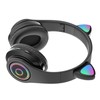 Cat Ear Bluetooth Headset Cute Stereo Adjustable Rechargeable Wireless Music