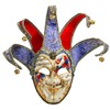 ILOVEMASKS Jester Carnival Mask Full Face Masquerade Costume for Men