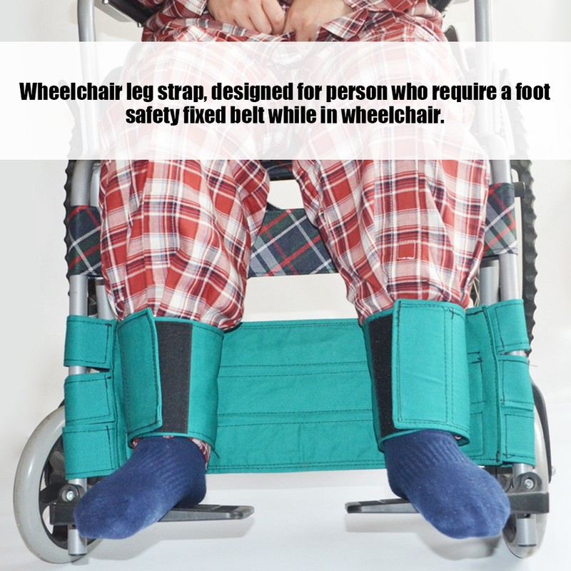 Wheelchair Footrest Leg Belt Seat Strap Safety Foot Support Belt