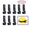 Helmet Clips for Headlamp,Headlight Hook on Narrow-Edged Hardhat Safety Cap(8pack)