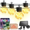 AvatarControls Brand New Solar G40 Warm White String Lights ,50LED