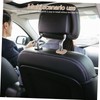 Mipcase 2pcs Durable Car Seat Headrest Guide Inserts Adjustable Plastic