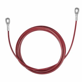 AIKESIWAY Replacement Cables for Home Gym, Fitness Pulley Cable, Weight Machine Replacement Cable -Thick 5mm(0.2inch) Heavy Duty Steel Wire Rope for Home Gym Cable (Type-A, 177'')