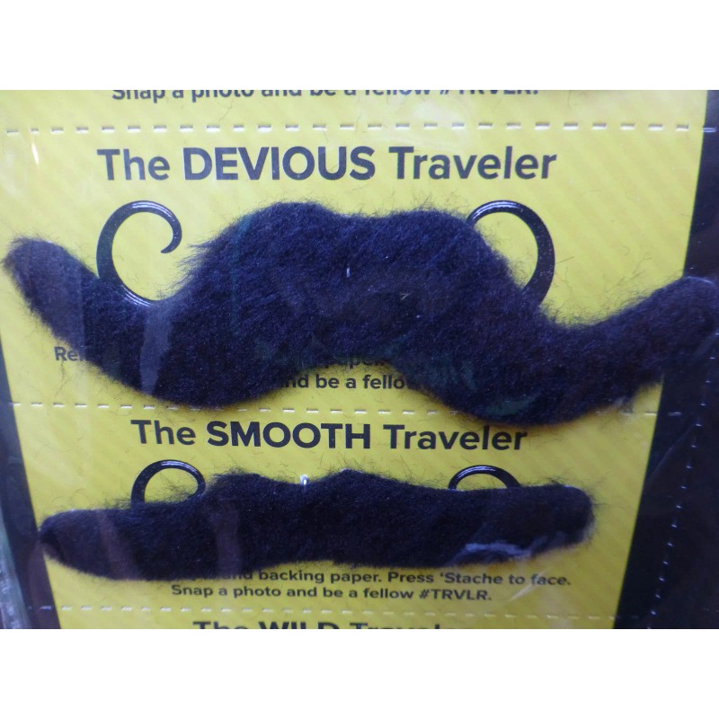 12 Party Moustaches Mustaches costume Pirate Western Cowboy Mexican stickon