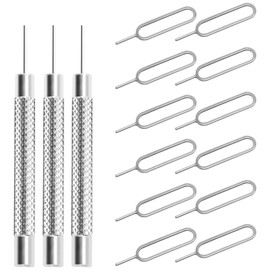 WOLMIK Sim Card Removal Tool, SIM Card Eject Pin, Tray Eject Pins, Needle Opener, Universal SIM Ejector Tool for All Smartphone Devices, Watchchain Link
