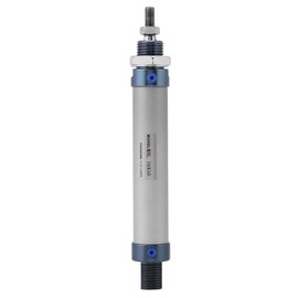 Air Cylinder with Aluminium Alloy, Air Pneumatic Cylinder Dual Acting Hub 50 mm Inner Diameter 16 mm Thread M6 Pressure 0.15-1MPa