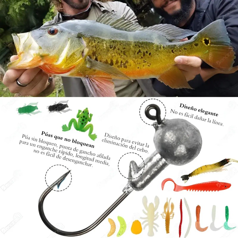 181 Pcs Kit De Cebos De Señuelos De Pesca Lure