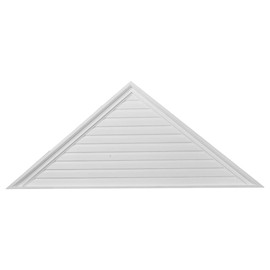 Ekena Millwork 48"W x 24"H x 1 1/8"P, Pitch 12/12 Triangle Gable Vent, Non-Functional