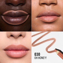 MANHATTAN Oh My Plump! Lip Shaper Peptide Enriched Lip Liner Ultra Creamy Smudge-proof Colour 030 Oh Honey! 1.2g