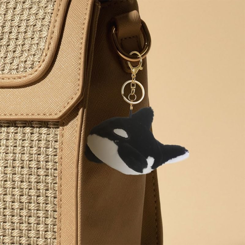 Alasum Killer Whale Plush Keychain Set of 2 Sea Animal
