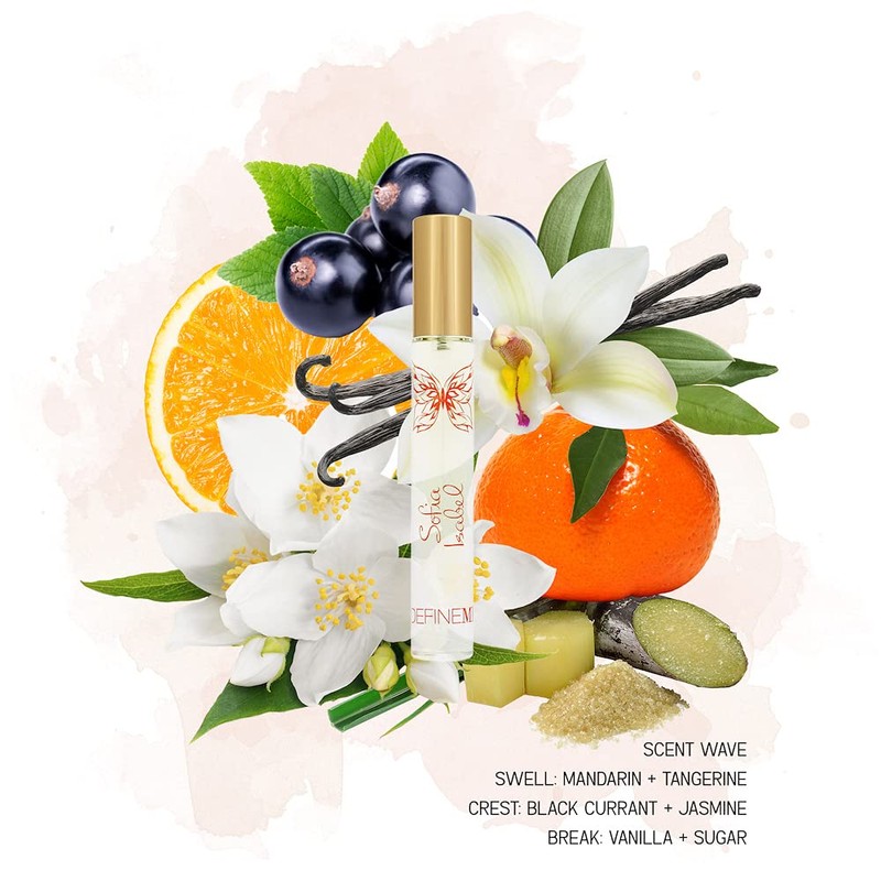 DefineMe Natural Perfume Mist, Sofia Isabel, 0.3 FL OZ, Travel
