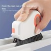 2-in-1 Window Track Cleaning Brush with Built-In Scraper – Handheld