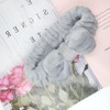 Awenbin Spa headband, bowknot headband in misty gray, reusable, soft