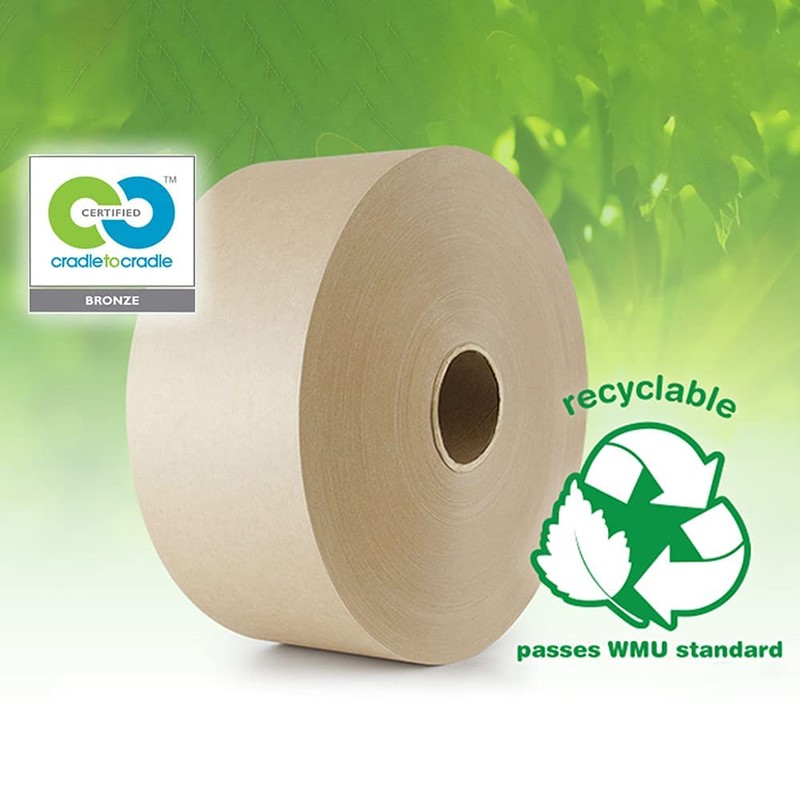 CURBY IPG Water Activated Recyclable Tape Refill Roll 2.8" x