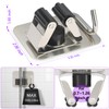 KLEBV Broom Holder Wall Mount Screw Drilling, Sturdy Heavy Duty