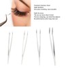 Eyelash Extension Tweezers Kit Stainless Steel High Accuracy Lash Tweezers