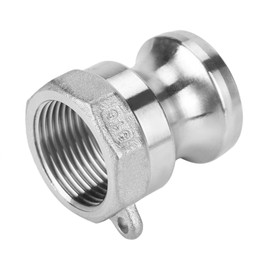 Kuuleyn DN20 3/4" A Trash Pump Adapter, Fittings & Adapters, Stainless Steel Male Camlock Fitting with Female Pipe Threads 100PSI