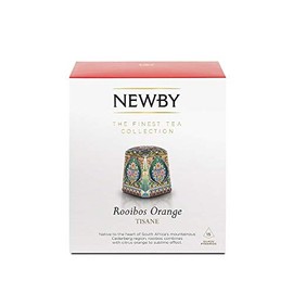 Newby Teas Silken Pyramiden Rooibos Orangentee 38 g (1er Pack, insgesamt 15 Stück)