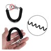 ZZLBZN Stretchy Spiral Keyring, 2Pcs Spiral Keychain Stretchy Keyring with