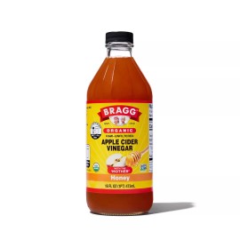 Bragg Organic Apple Cider Vinegar with Mother 16 Fl Oz 750mg Acetic Acid