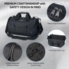 TICONN Tool Bag with Multi-Pockets Wide Mouth Tool Tote with