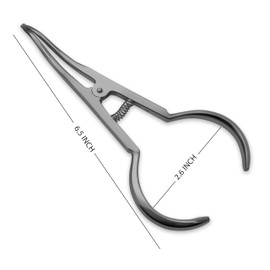 DEXSUR Orthodontic Elastic Rubber Band Separating Pliers - Stainless Steel, Spring Action, Autoclavable - Orthodontic Tools for Efficient Dental Band Removal