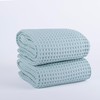 Püskül Waffle Weave Bath Towels, Organic 100% Turkish Cotton, 32X63