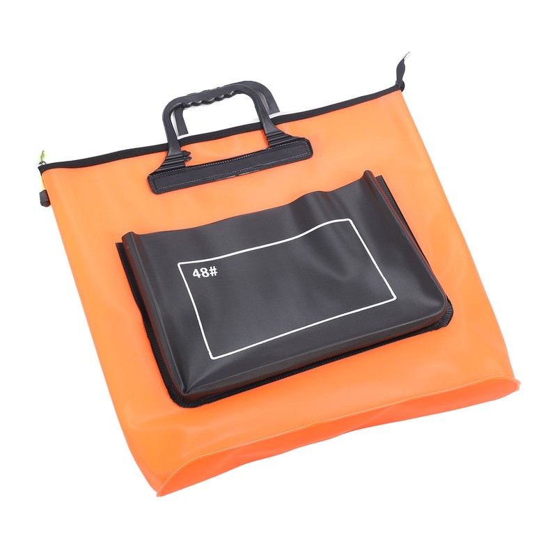 Folding Fish Bucket 48L EVA Thicken Waterproof Anti Leakage Zippered