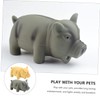Mipcase 2pcs Latex Chewing Toys for Dogs Squeaky Molar Playthings