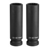 HARFINGTON 2Pcs 12-Point Deep Impact Socket 1/2 Inch Drive 16mm