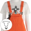 Lusofie 12Pcs Suspender Buckles Dungaree Overall Buckles Metal Overall Clasp