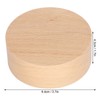Music Box Round Base Wooden Rotation Stand Musical Case Exquisite