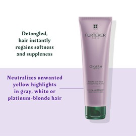 René Furterer - OKARA SILVER - Toning Purple Conditioner - For Blonde, White, Grey, Silver & Pastel Hair - 150ml